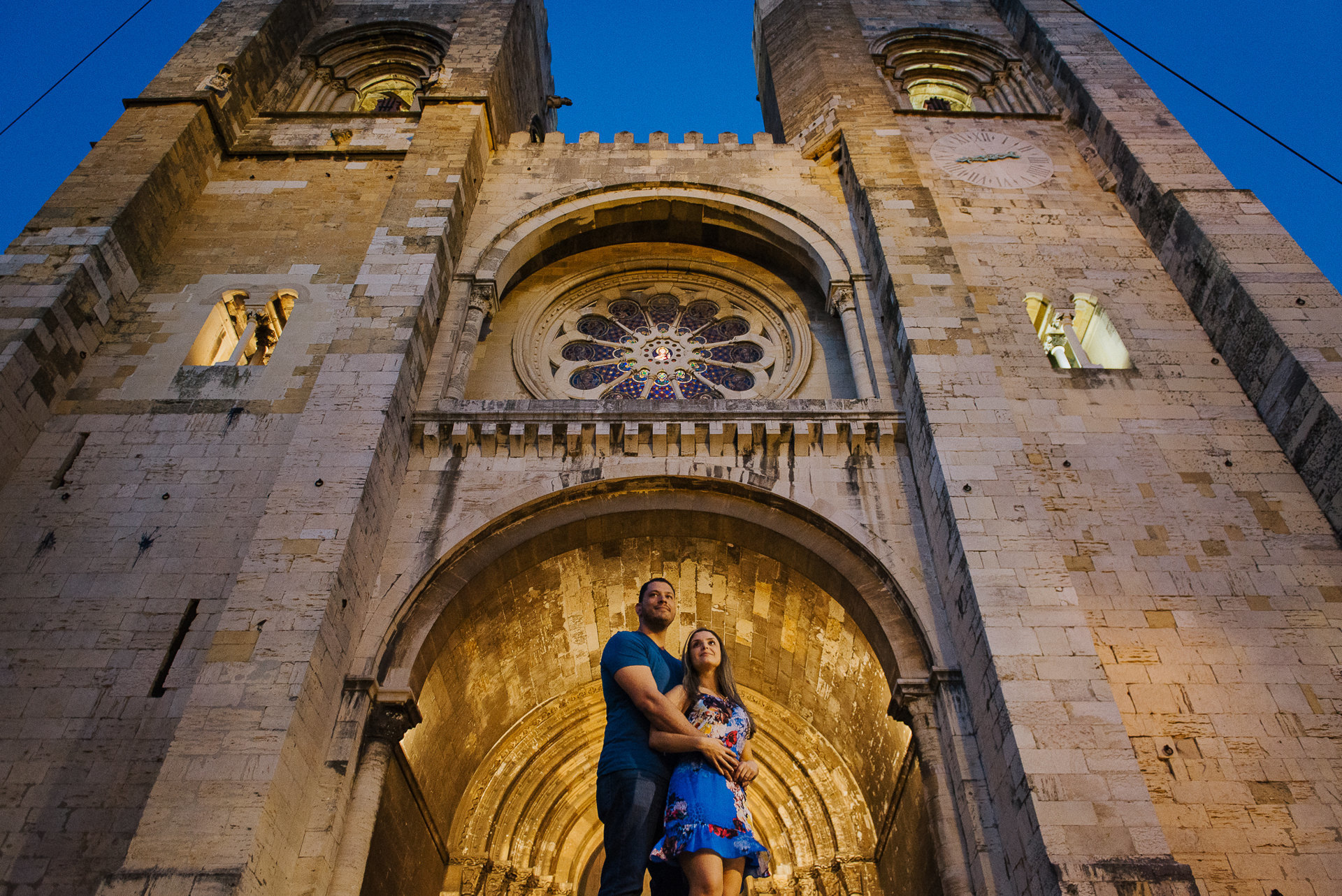 Fotografia de casal em Portugal, Amanda e Victor
